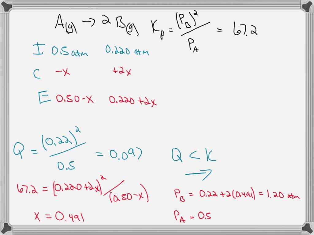 SOLVED An evacuated reaction vessel is filled with 0.800 atm of N₂ and