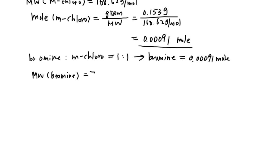 SOLVED A solution of bromine in dichloromethane contains 5.0 bromine by volume. The density of