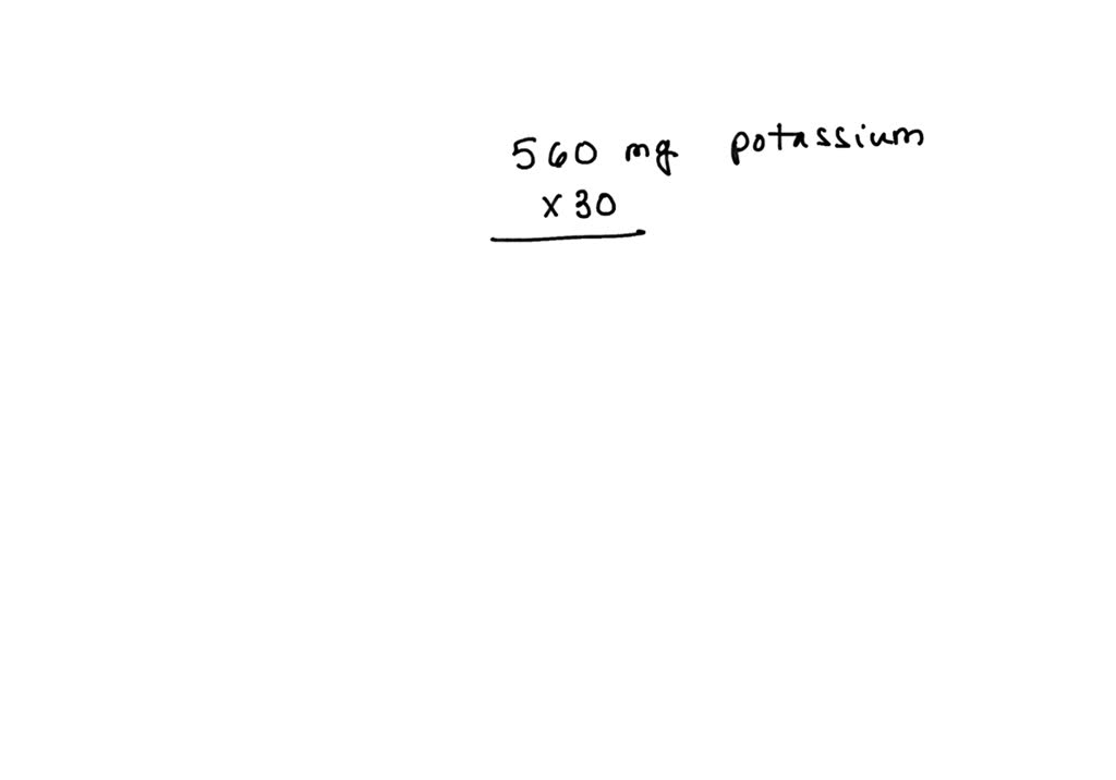 SOLVEDOne glass of orange juice provides 560 milligrams of potassium