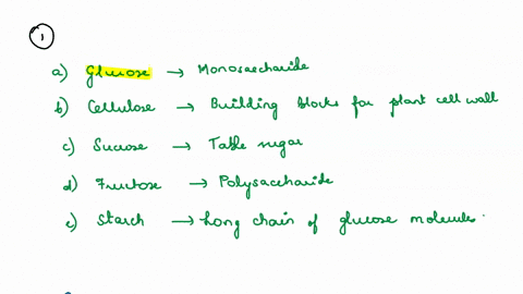 Solved: 1-Select The Incorrect Association. Glucose - Monosaccharide Cellulose - Building Block For Cell Walls In Plants Sucrose - Table Sugar 2-Which Nitrogen-Containing Base Is Found In Dna But Not In Rna?