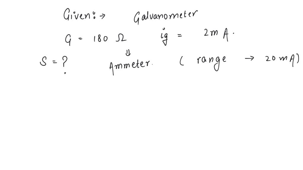 SOLVEDAn ammeter whose resistance is 180 ohm gives full
