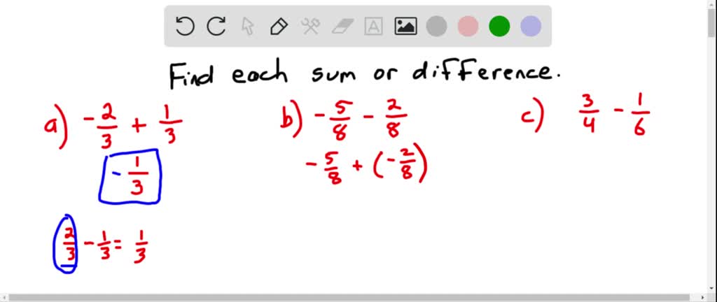 Adding And Subtracting Rational Numbers
