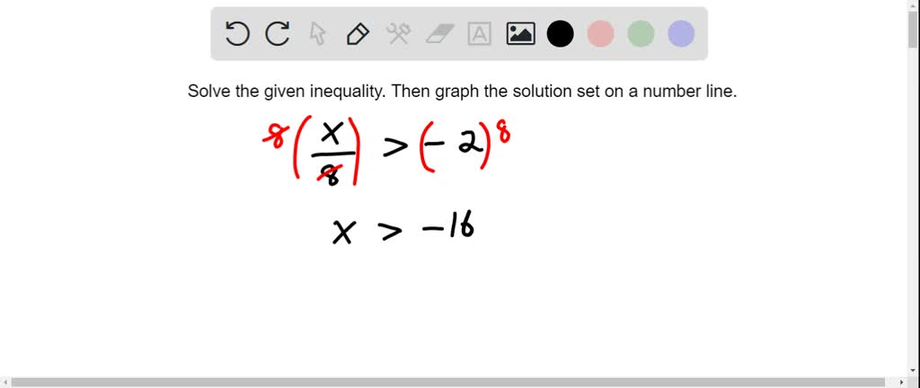 Solve inequalities using multiplication and division - example 1 | Numerade