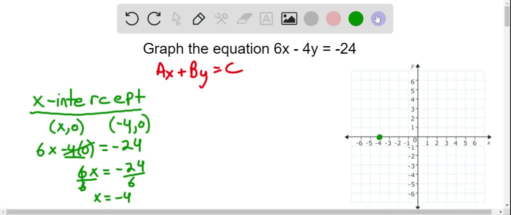 Graph linear equations in standard form - example 1 | Numerade