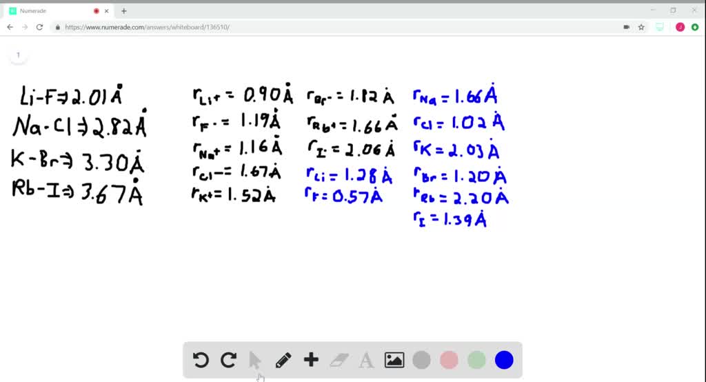 In the ionic compounds LiF, NaCl, KBr, and RbI, t…