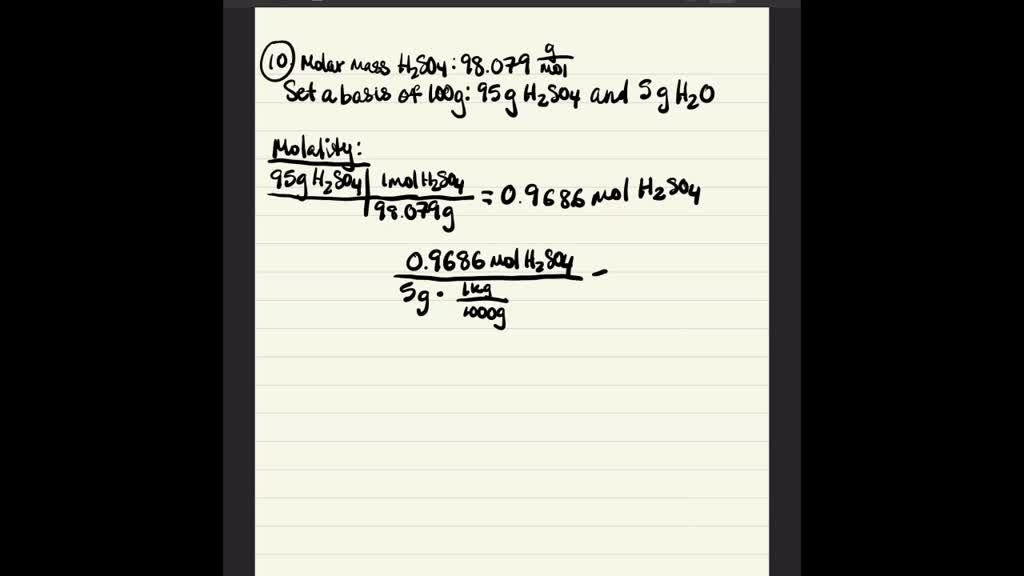 SOLVEDConcentrated sulfuric acid has a density o…