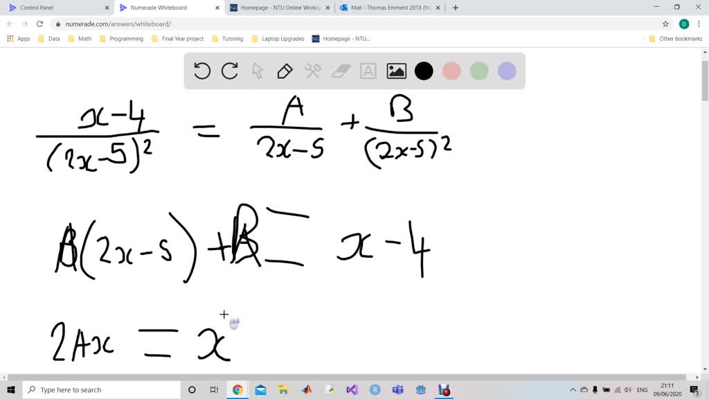 Find the partial fraction of the ra…