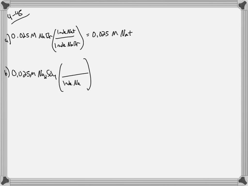 SOLVEDCalculate the molarity of \mathrm{Na}^{+}