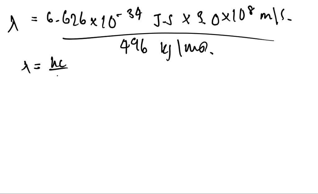 SOLVEDCalculate the maximum wavelength of light