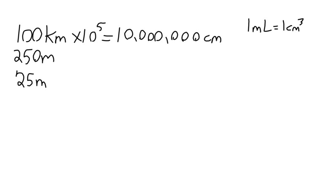 SOLVEDHow many droplets of water are in a river that is 100 km long