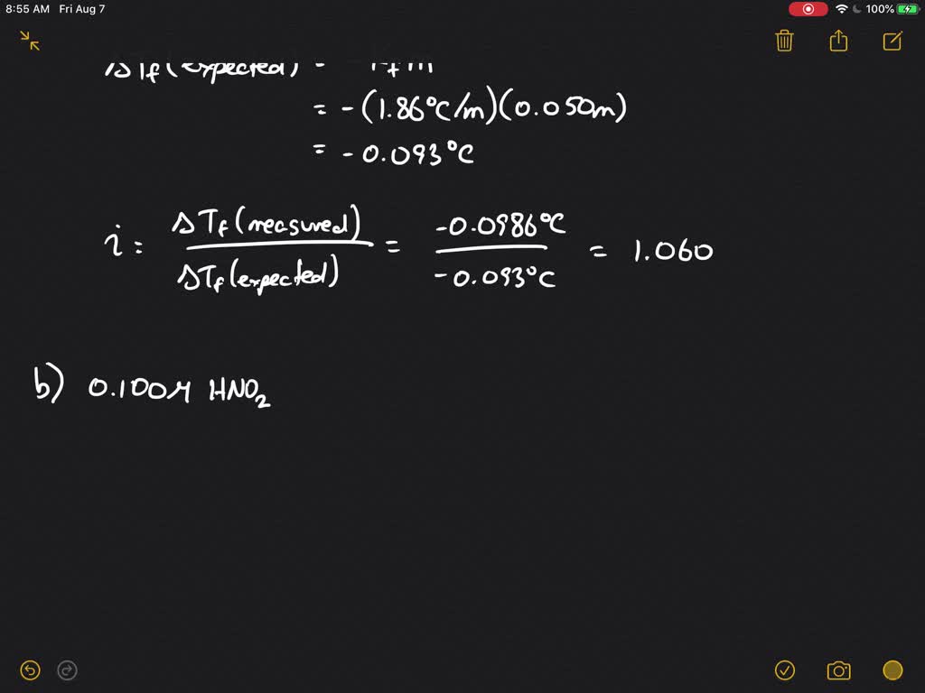 SOLVEDCalculate the van't Hoff factors of the fo…