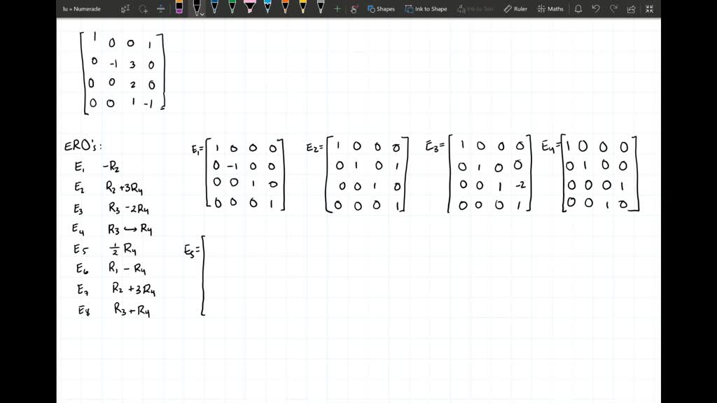Find sequence of elementary matrices that can be used… SolvedLib