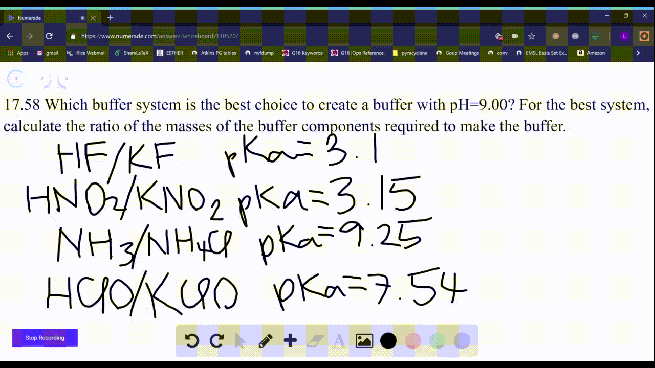 SOLVEDWhich buffer system is the best choice to create a buffer with