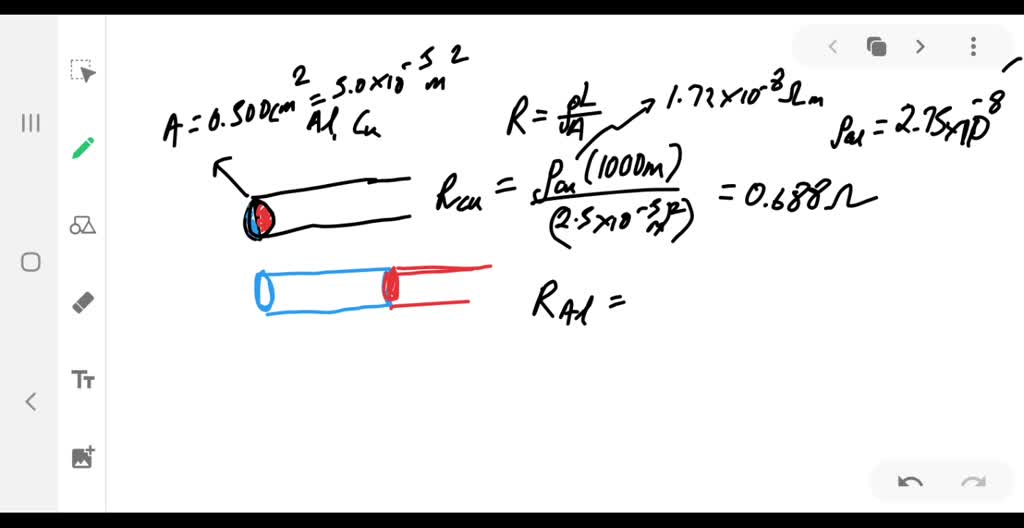 SOLVEDA 1.00km cable having a crosssectional area of 0.500 cm^2 is to be constructed out of