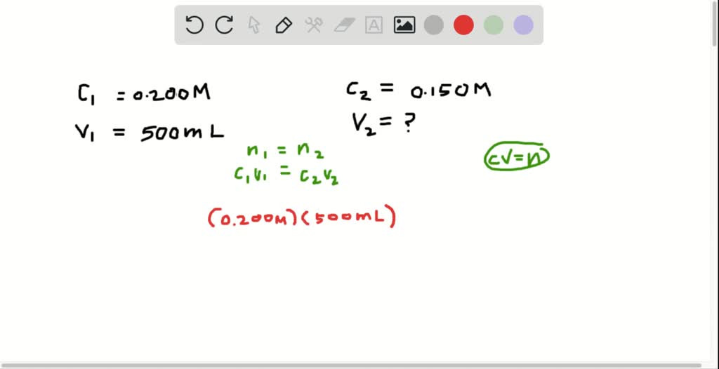 SOLVEDHow much water must be added to 500. mL of…