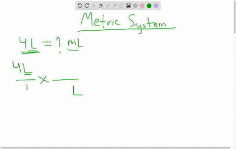 SOLVED:Perform each conversion. 4 liters to milliliters