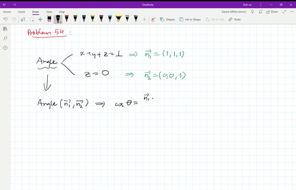 Use a calculator to find the acute angles between…