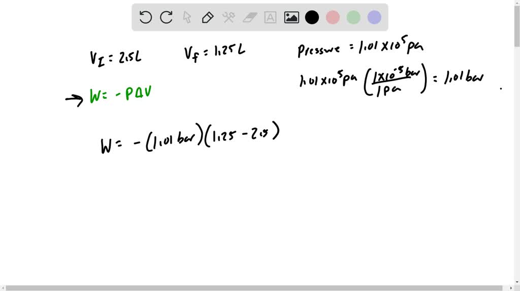 SOLVEDCalculate the energy transferred as work,