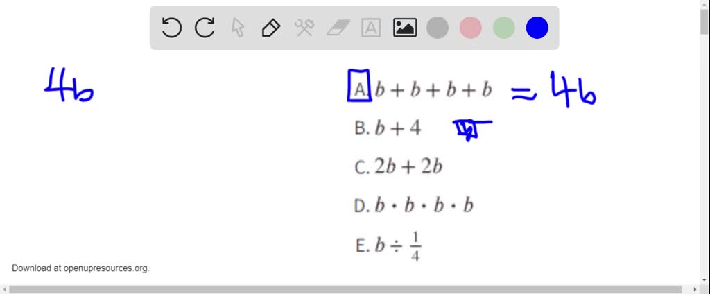 Solved: Which Expressions Are Equivalent To J+J+2Kj+J+2Kj, Plus, J, Plus, 2, K ? Choose All Answers That Apply: Choose All Answers That Apply: (Choice A) A 2Jk2Jk2, J, K (Choice B) B