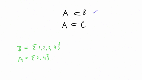 SOLVED: Use a Venn diagram to illustrate the relationships A ⊂B and A ⊂