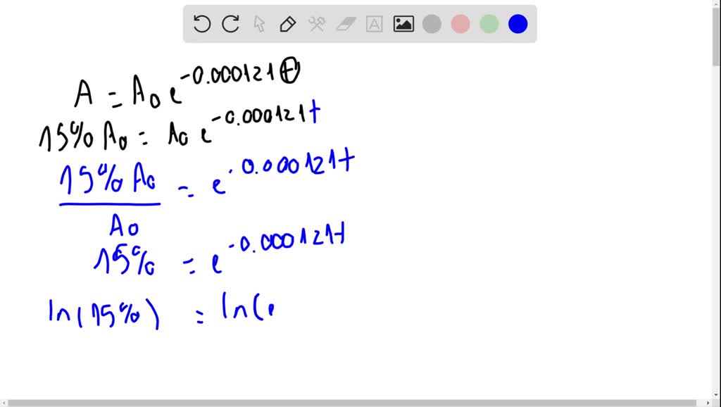 SOLVEDUse the exponential decay model for carbon…