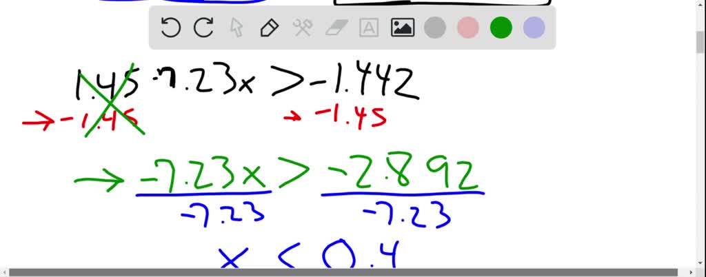 SOLVEDSolve each inequality. Use a calculator to…