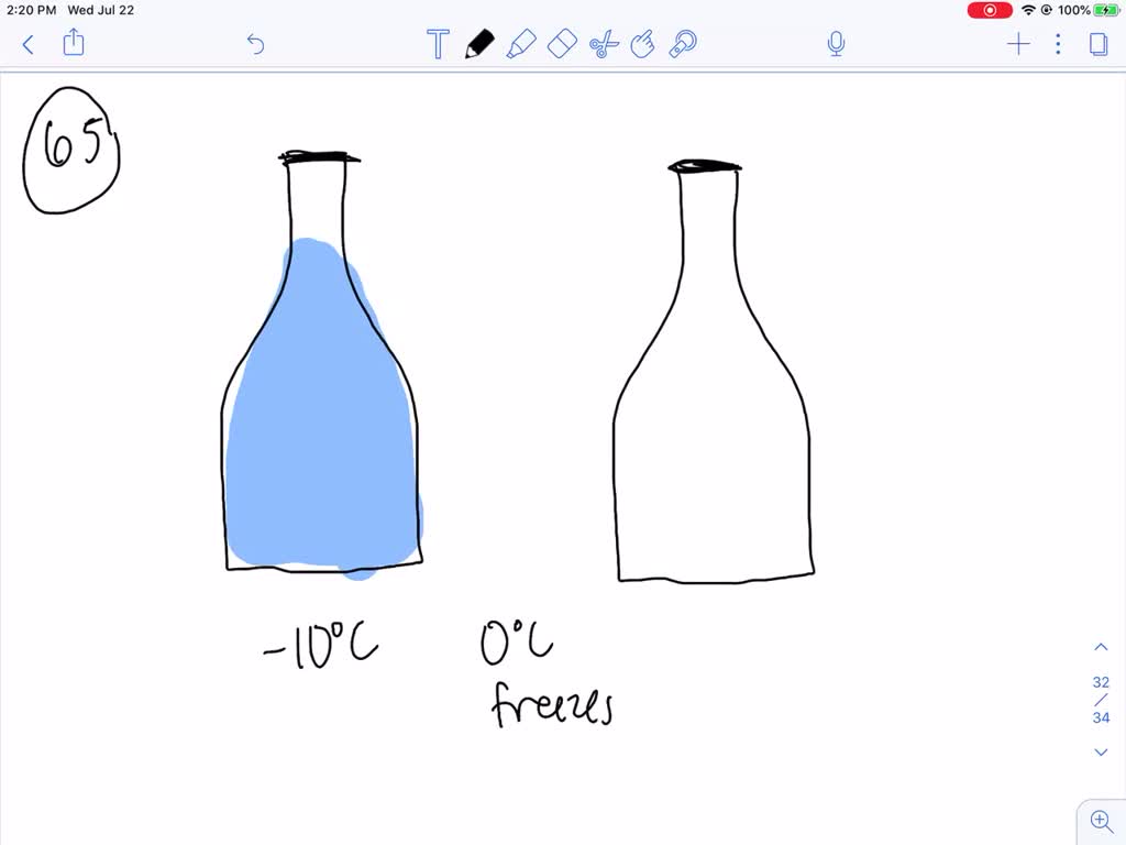 SOLVED (Chemical Connections 5 D) If you fill a glass bottle with