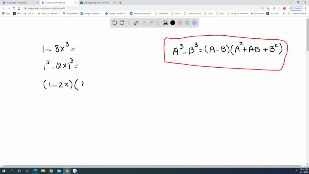 SOLVEDFactor 18 x^{3} . (Section 5.5, Example