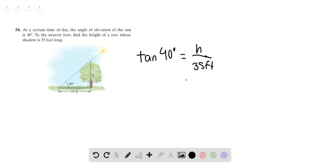 Height of a Tree To estimate the height of a tree…