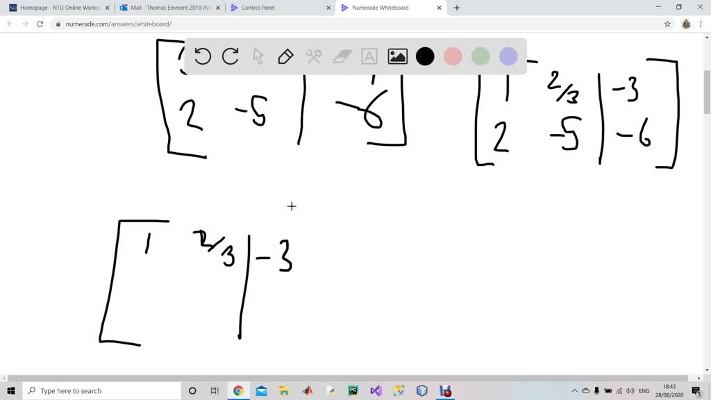 SOLVEDUse the GaussJordan method to solve each