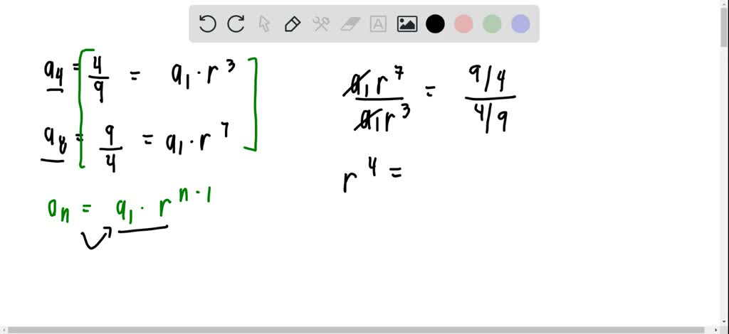 SOLVEDFind the common ratio r and the value of a…