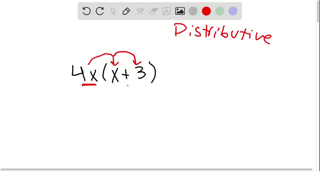 DISTRIBUTIVE PROPERTY Use the distributive proper…