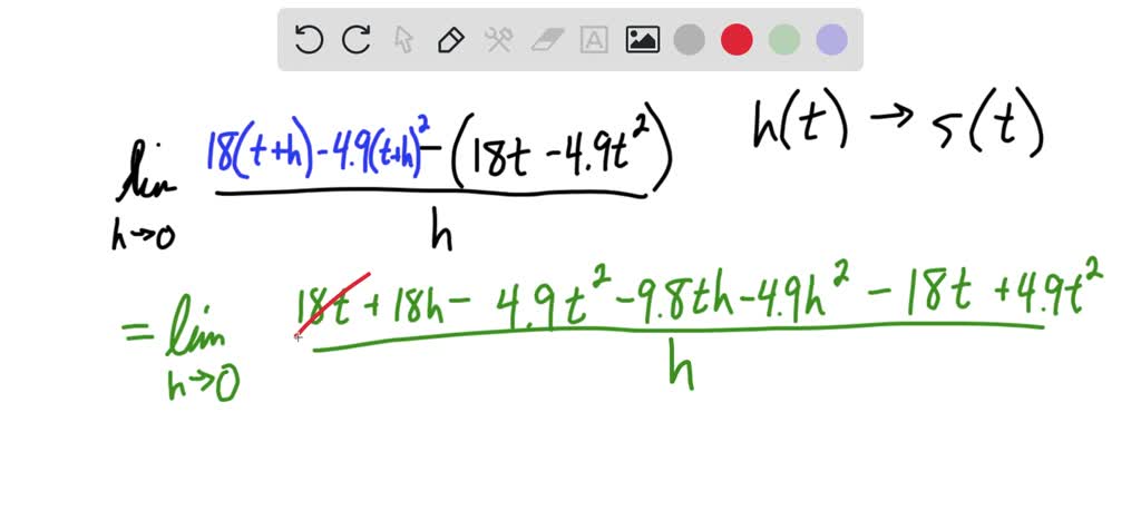 Solved:a Football Is Kicked Up Into The Air. Its Height, H, Above The Ground, In Metres, At T Seconds Can Be Modelled By H(T)=18 T-4.9 T^2 A. Determine H^'(2) B. What Does