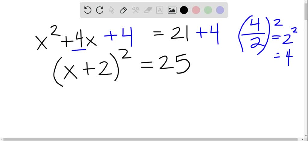 SOLVEDSolve each equation by completing the squa…