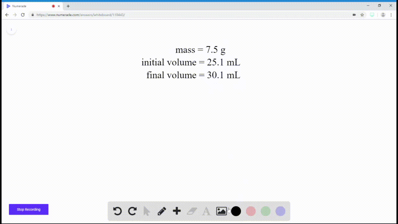 SOLVEDThe density of pure silver is 10.5 \mathrm{g} / \mathrm{cm}^{3
