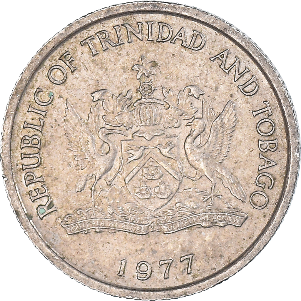 Coin, TRINIDAD & TOBAGO, 10 Cents, 1977 North & Central American and