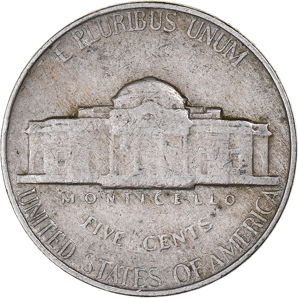 Coin, United States, 5 Cents, 1954 5 Cents