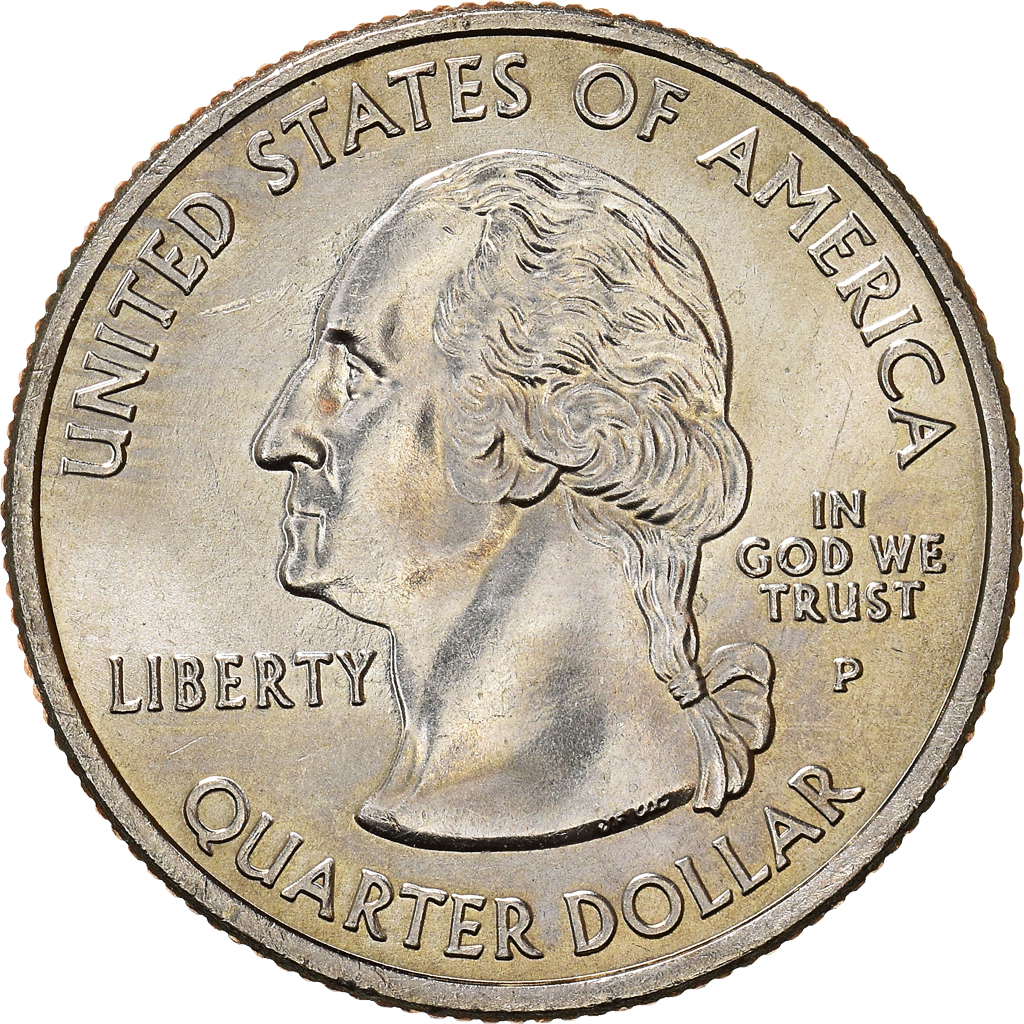 Coin, United States, Quarter, 2006, U.S. Mint, Philadelphia, South