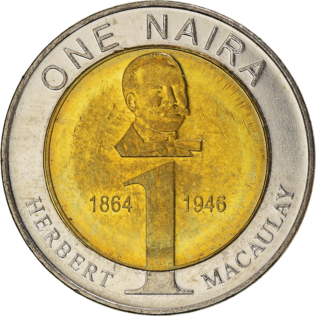 Coin, Nigeria, Naira, 2006, , BiMetallic, KM18 African Coins