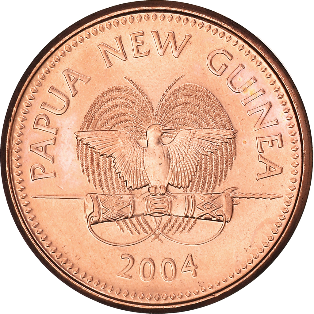 Coin, Papua New Guinea, Toea, 2004, , Bronze, KM1 Australian