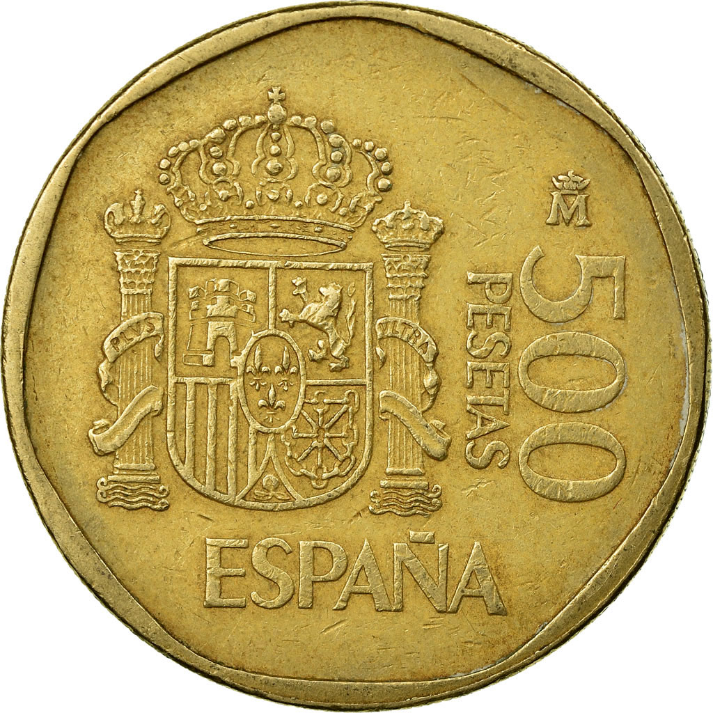 Coin, Spain, Juan Carlos I, 500 Pesetas, 1988, , AluminumBronze
