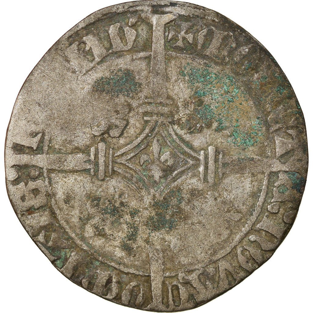 Coin, Belgium, Flanders, Philippe le Bon, Double gros vierlander, Bruges