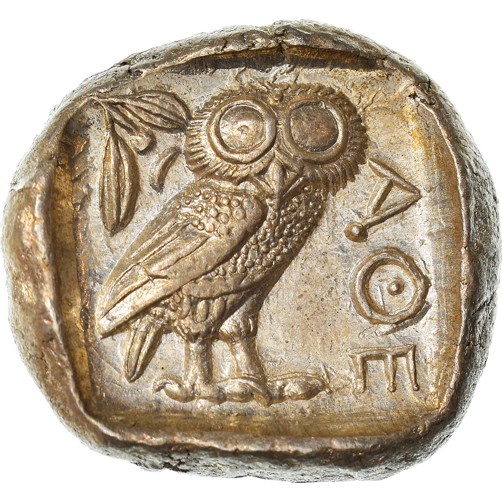 Coin, Attica, Athens, Tetradrachm, 490407 BC, Athens, , Silver