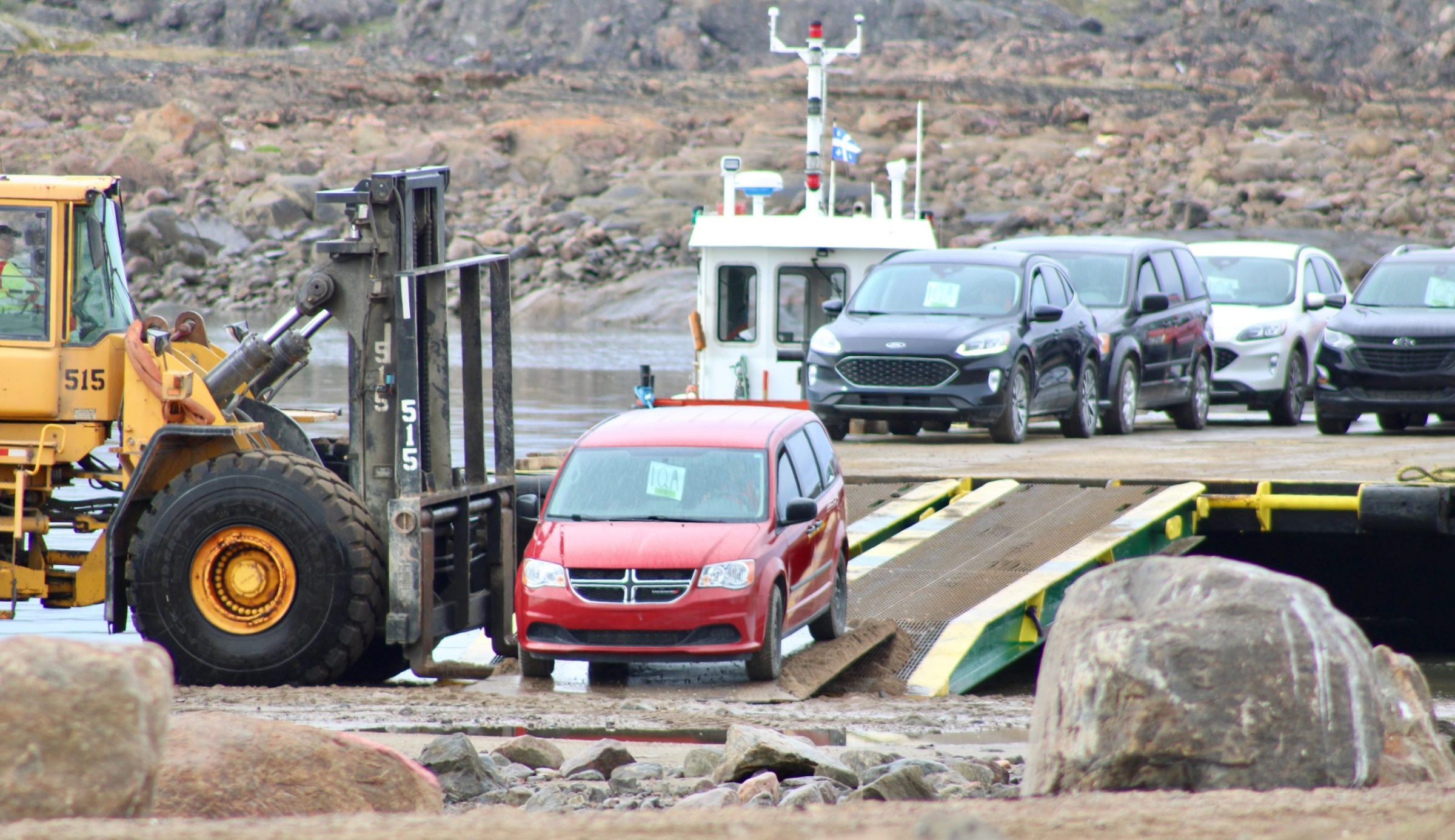 Sealift shipment New vehicles arrive in Iqaluit