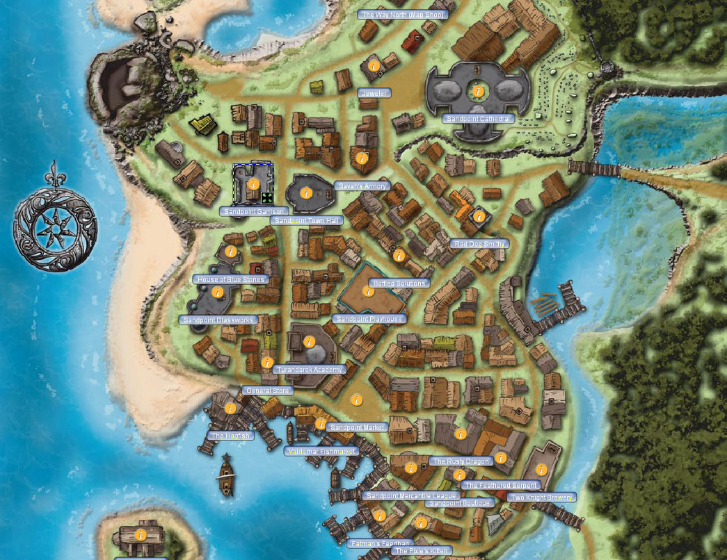 Rise Of The Runelords Maps Sandpoint Fateful Journey Obsidian Portal