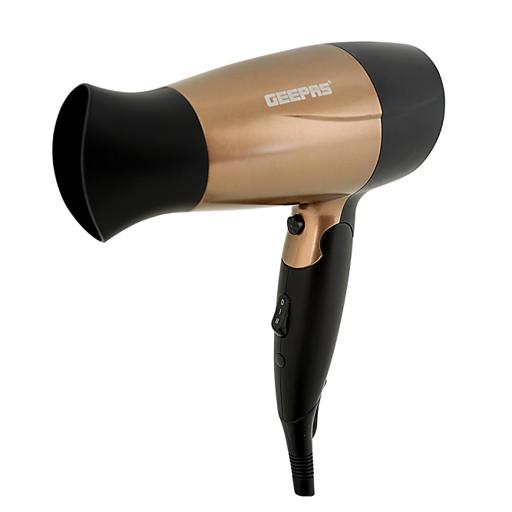 Geepas GH8642 1600W Mini Hair Dryer with Foldable Handle 2Speed & 2
