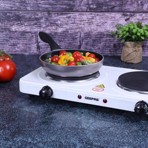 Buy Geepas 2000W Dual Hot Plate For Flexible Precise Table Top Cooking