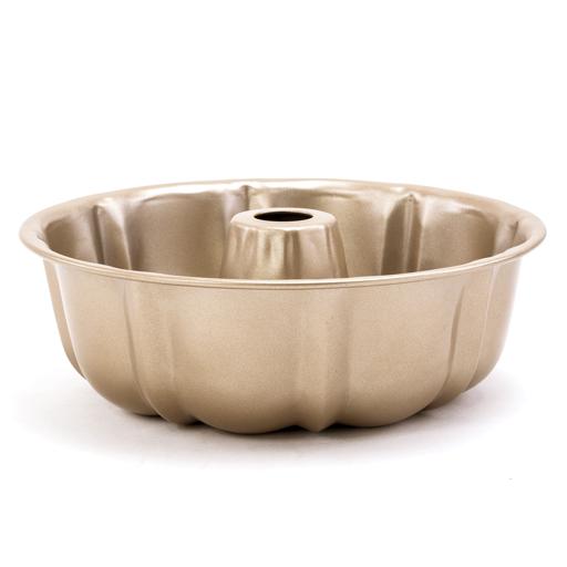 Buy Royalford Bundt Form Pan (Size 25.5X8 Cm, 0.7 Mm), Premium Gold