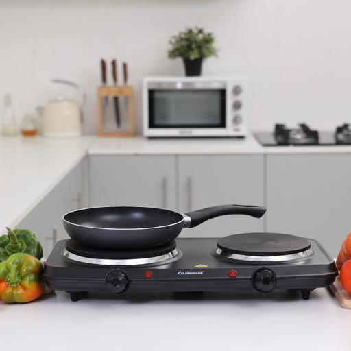 2500W Double Burner Electric Hot Plate Olsenmark OMHP2034