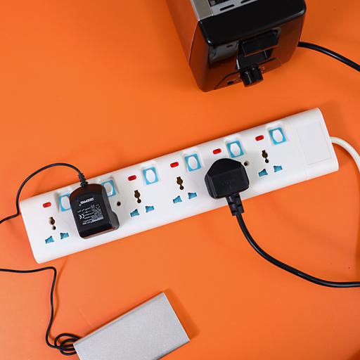Buy Geepas 6 Way Extension Socket 13A Extension Lead Strip With 6 Led